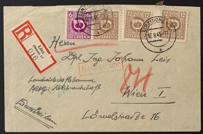 Poststück - Mühlviertel 1945, - Stamps