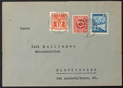 Poststück - Mühlviertel, - Briefmarken