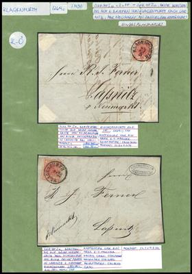 Poststück - Österr. 1850, - Francobolli