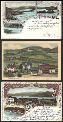 Poststück - Partie Österr. Monarchie ab 1896 - 45 Ansichtskarten aus Kärnten u.a. Gruß aus Pörtschach (1896), - Francobolli