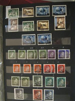 **/*/gestempelt - Sammlung Österr. ca. 1945/1961, - Stamps