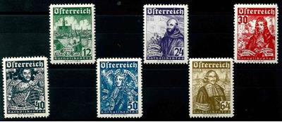 ** - Österr. Nr. 557/62 (Katholiken), - Briefmarken und Ansichtskarten