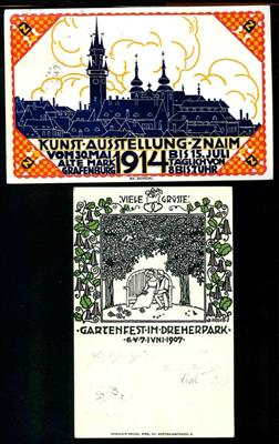 Partie meist Ausstellungs- und Anlaßkarten Österr. Monarchie und I. Rep., - Stamps