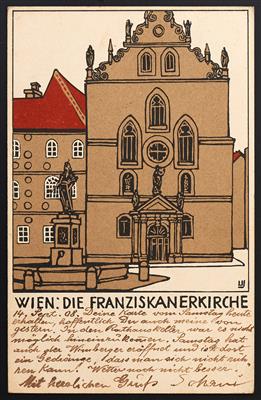 Ansichtskarten - Wiener Werkstätte Postkarte Nr.23 und Nr.138, - Francobolli