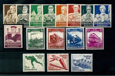 ** - D.Reich Nr. 556/64, - Briefmarken und Ansichtskarten
