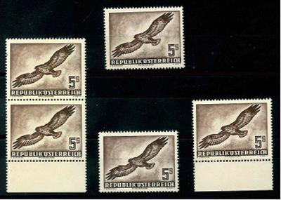 ** - Österr. 2. Republik 1953 5 Schilling - Briefmarken und Ansichtskarten