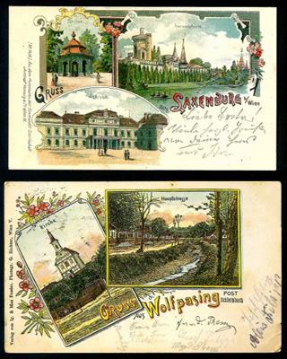 AK 1897/1906 "Gruss aus..." Laxenburg, - Francobolli