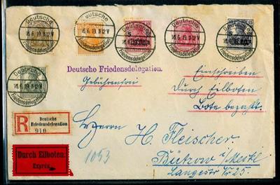 D.Reich - Reko-Expressbrief mit - Francobolli