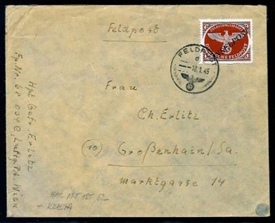 Dt. Feldpostmarken 2. WK ê - 1945 Agramer Aufdruck, - Známky