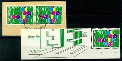 Liechtenstein **/Briefstück - 1960 Wabenmarke von der linken unteren Bogenecke postfrisch, - Francobolli
