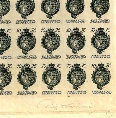 (*) - Liechtenstein 1920 Freimarke - Stamps