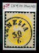 gestempelt - Lombardei Nr. 19 - kurze Zahnspitze oben rechts - gepr. Dr. Ferchenbauer, - Stamps