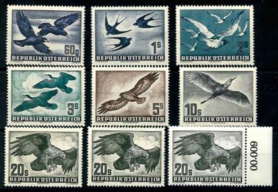 ** - Österr. Flug 1950/53 (20S in 3 Varianten), - Stamps