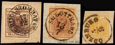 Briefstück/gestempelt - Österr. Ausg. 1850, - Briefmarken und Ansichtskarten