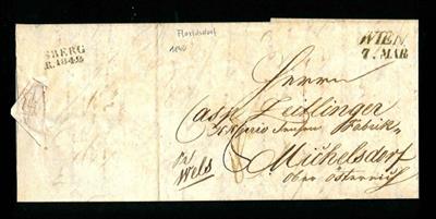 Österr. 1839/40 3 Vorphilabriefe aus Floridsdorf, - Stamps