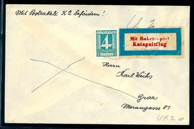 Schmiedl - Raketenpost: Unterwasser - Briefmarken und Ansichtskarten