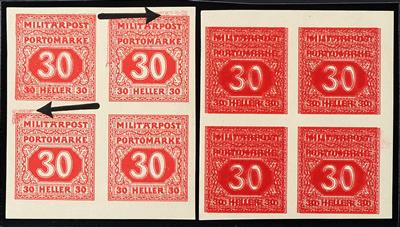 Bosnien ** - 1916 Portomarken 30 Heller rot, - Stamps