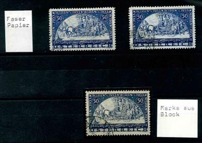 gestempelt - 1933 WIPA Marke normal, - Stamps