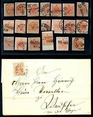 gestempelt/Briefstück/Poststück - Partie - Briefmarken und Ansichtskarten