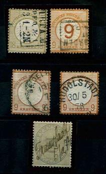 gestempelt - Kl. Partie D.Reich 1872/74, - Stamps