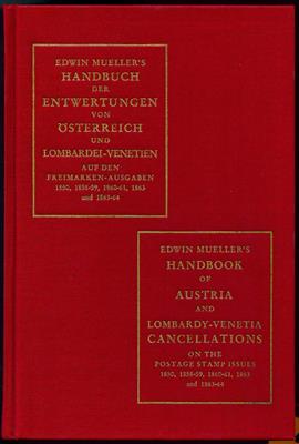 Ing. E. Müller: Handbuch der Entwertungen Österreich und Lombardei/Venetien 1850/1864, - Známky