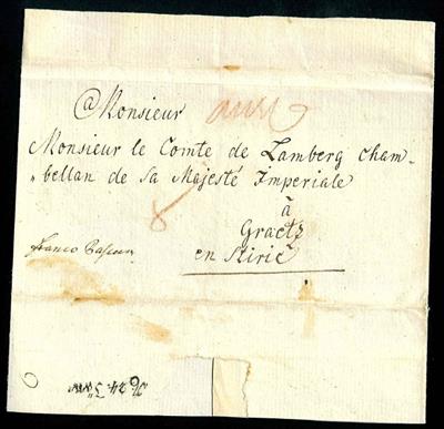 Österr. Vorphilatelie ca.1785/1828 Ankunftsstempel - Briefmarken und Ansichtskarten