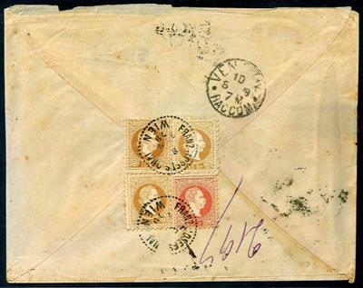 1879 Brief von Wien nach Venedig - Známky