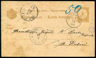 1883/98 Bosnien: Ganzsache von - Stamps