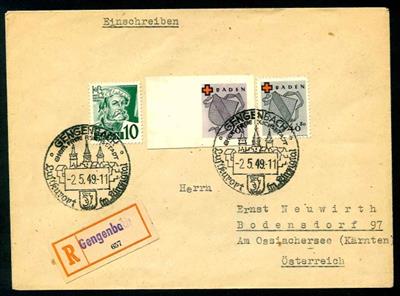 Deutschland Alliierte Besetzung - Briefmarken und Ansichtskarten
