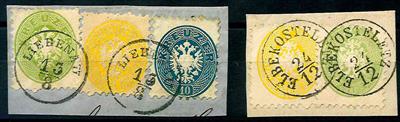 Briefstück - 1864 Freimarken 3-Farben - Briefmarken und Ansichtskarten