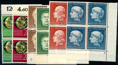 ** - BRD Nr. 141/42 u. 200/03 je in Rand.-Viererbl., - Stamps