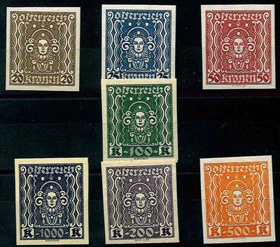 ** - Österr. 1922/24 - Freim. Ausg. "Frauenkopf" - Stamps