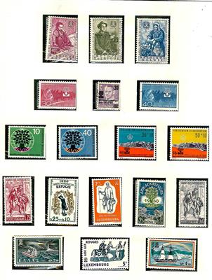 ** - Schöne Sammlung Weltflüchtlingsjahr 1960 - Europa u. Übersee fast kpl., - Briefmarken und Ansichtskarten