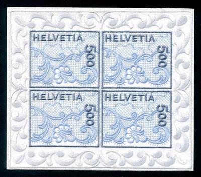 ** - Schweiz Nr. 1726 (Stickereimarke) im - Briefmarken und Ansichtskarten