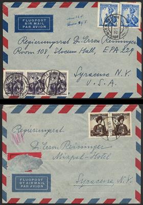 Ö 2. Rep. Poststück - 1955 Trachtenausgabe: Partie - Stamps