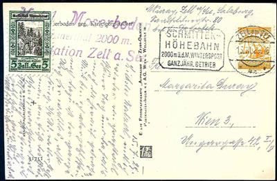 Poststück/*/**/gestempelt - Österr. - Kl. Partie Lokalausgaben I. Rep., - Briefmarken und Ansichtskarten