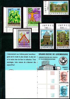 **/*/gestempelt/Poststück - Partie div. Europa, - Briefmarken und Ansichtskarten
