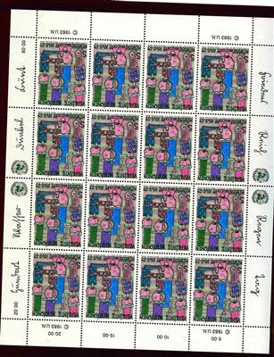 **/gestempelt/Poststück - Sammlung UNO Wien ca.1979/1998 - meist ** und gestempelt gesammelt, - Stamps