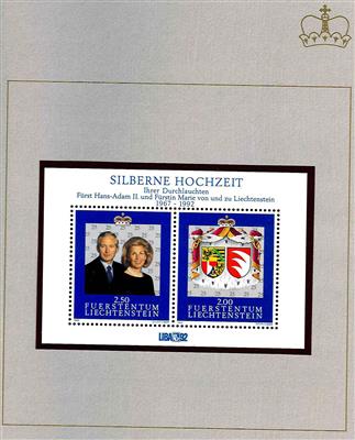 ** - Partie moderne Schweiz und Liechtenstein, - Briefmarken und Ansichtskarten