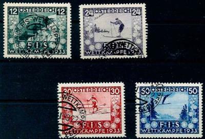 gestempelt - FIS I mit Sonderstempel -Entwertung, - Stamps