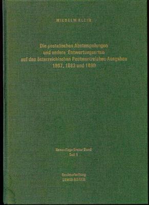 Partie Philat. Literatur: Klein. Abstempelungen (3 Bände) und Müller: Die Poststempel auf dr Freimarkenausg. 1867, - Známky