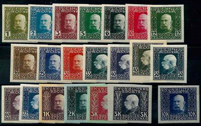 Bosnien * - 1912 Freimarken komplett - Briefmarken und Ansichtskarten