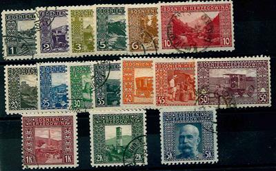 Bosnien gestempelt - 1906 Freimarken - Briefmarken und Ansichtskarten