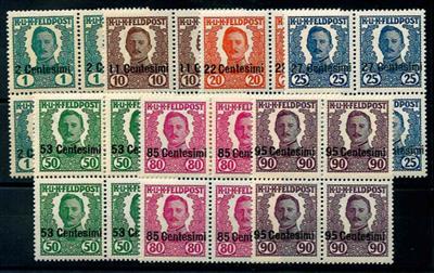 ** - Österr. Feldpost WK I - Ausg. f. Italien Nr. I, - Stamps