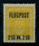 * - Österreich Flug Nr. 226 x II C (Type II großer Punkt) in  LZ 12 1/2, - Briefmarken und Ansichtskarten