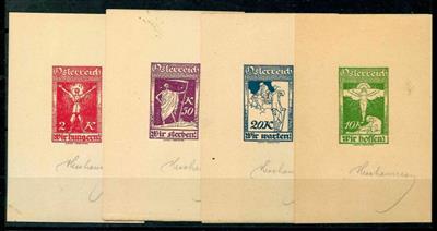 (*) - 6 Entwürfe von Ludwig Heßhaimer für nicht realisierte Kriegsgefangenen -Hilfe - Marken, - Stamps