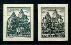 ** - Österr. Nr. 1113Ux und 1113U, - Briefmarken