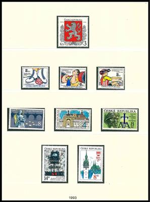 ** - Sammlung Tschechien 1993/2009 mit - Briefmarken