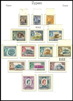 ** - Sammlung Zypern 1960/1989und Türk. Bes. Zypern 1974/1989, - Briefmarken