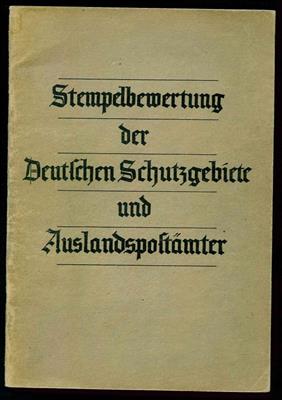 Friedemann: Post in den deutschen Postanstalten und Schutzgebieten in 4 Bänden, - Briefmarken